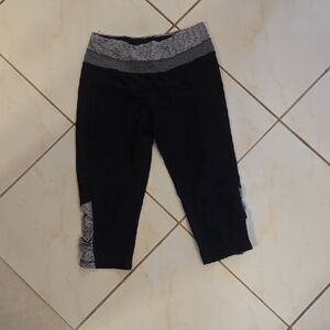 Women's Black and Gray Leggings